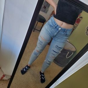 American Eagle Ripped Skinny Jeans